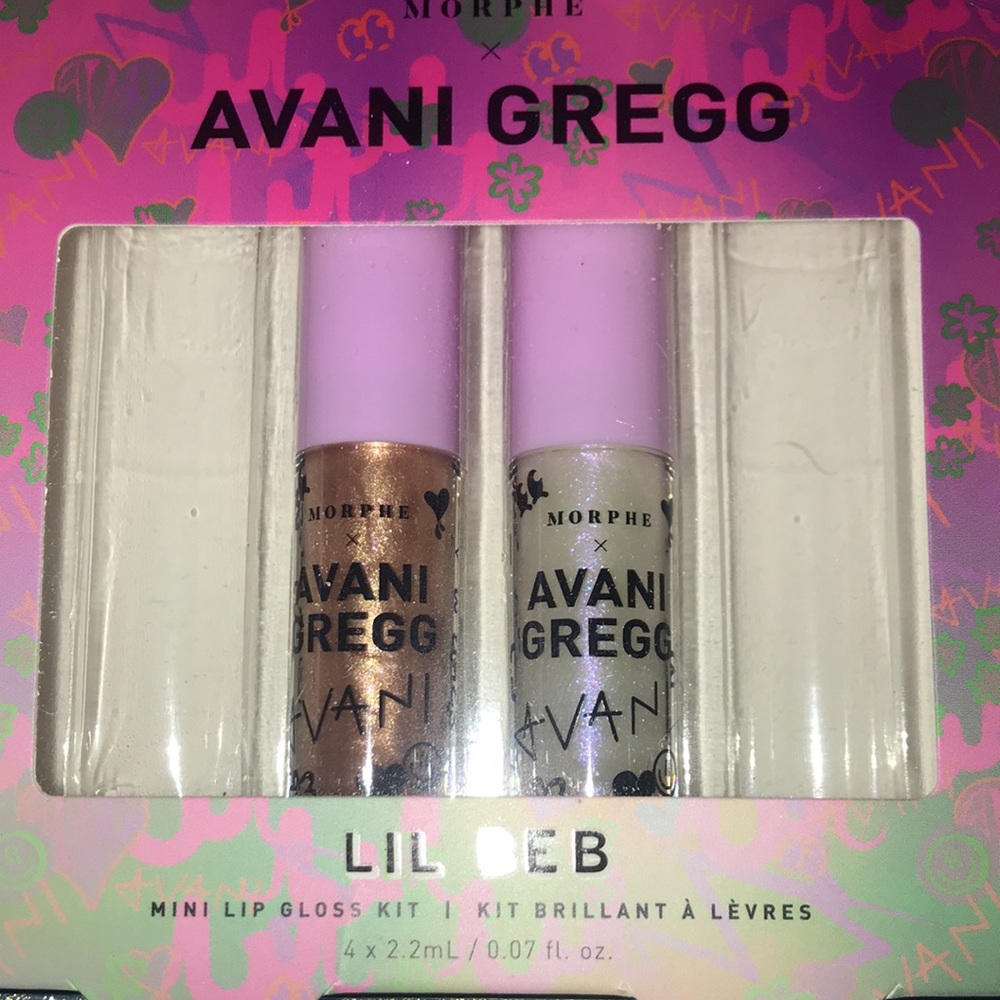3/$25 Morphe X Avani Gregg Lil Beb Mini Lip Gloss Kit (2 of 4 Glosses)